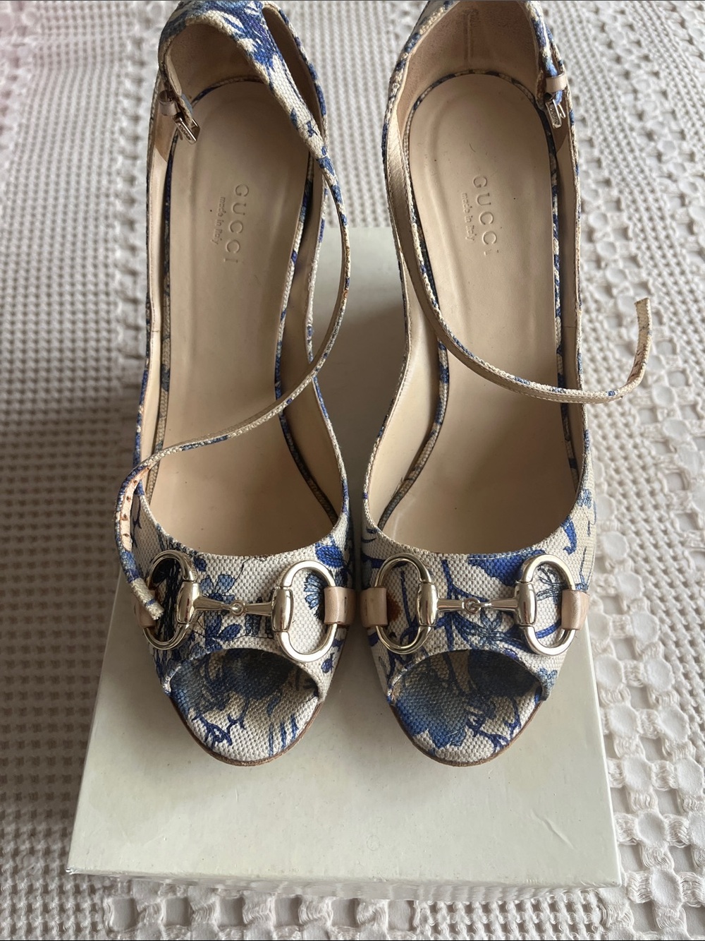 Gucci platforms sandals